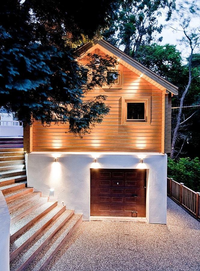 Вилла Alum Chine Log Cabin Борнмут Экстерьер фото